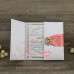 White Silk Wedding Invitations Folio in Boxes 